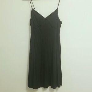 JFW Little Black Spaghetti Strap Swing Dress